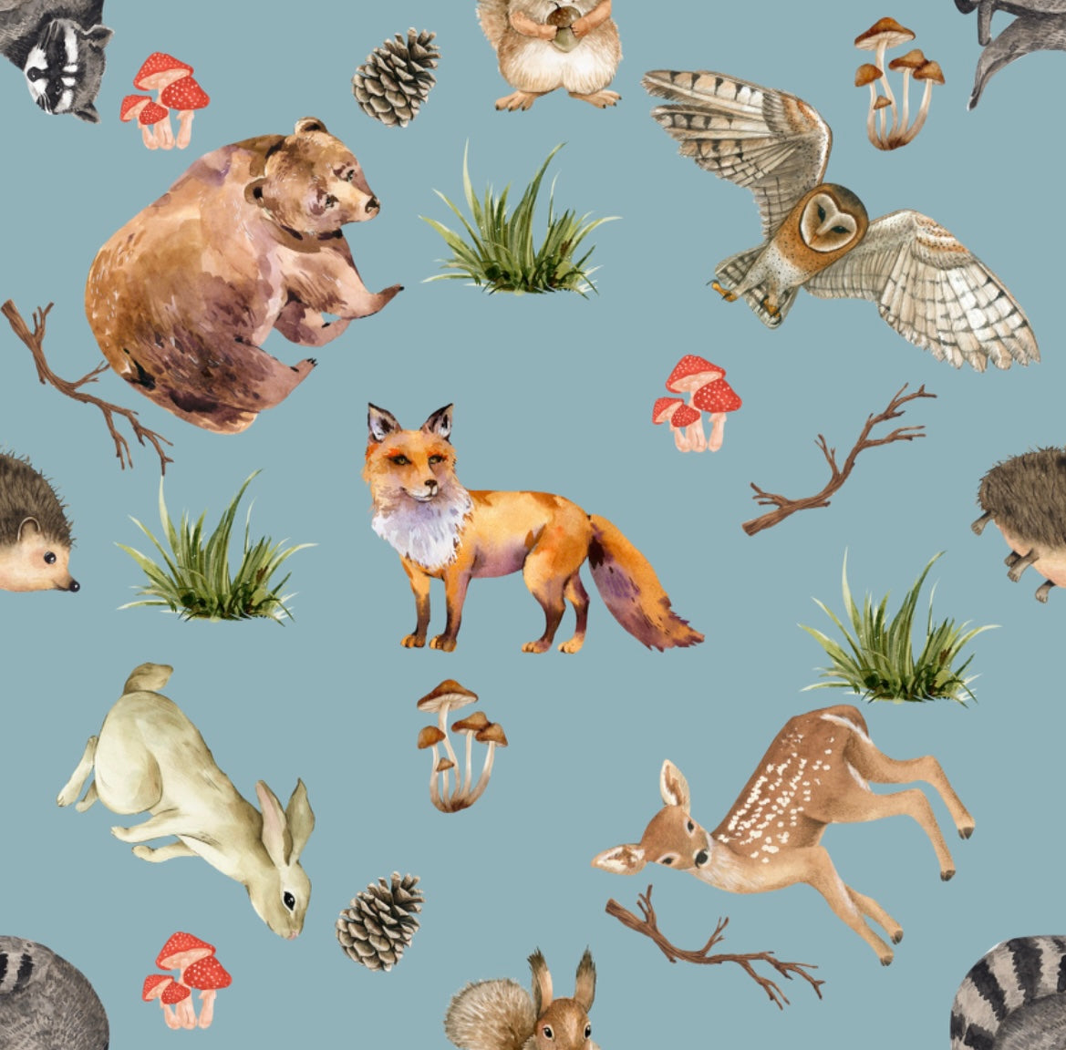 Woodland animals