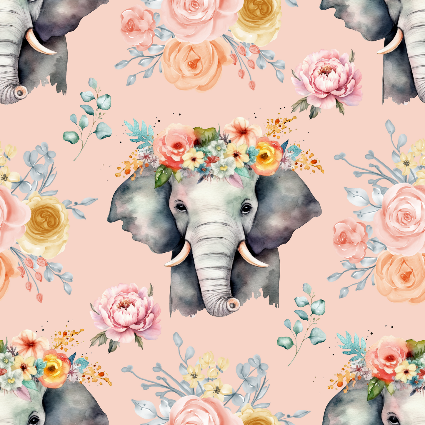 Elephant floral