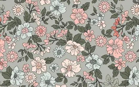 Pastel flowers